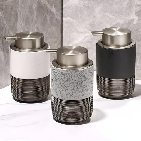 Matelle – Dispensador de jabón de cerámica minimalista