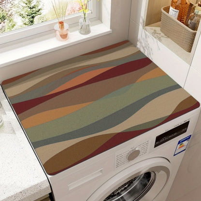 Microfiber Appliance Cover Mat with Non-Slip Backing – Decorative Protection for Countertop Machines, Kitchen Gadgets, and Home Appliances