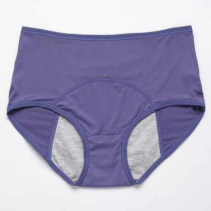 High-Waisted Leak-Proof Period Underwear for Women – Absorbent Incontinence Protection with Odor Control – Washable Reusable Design for Heav