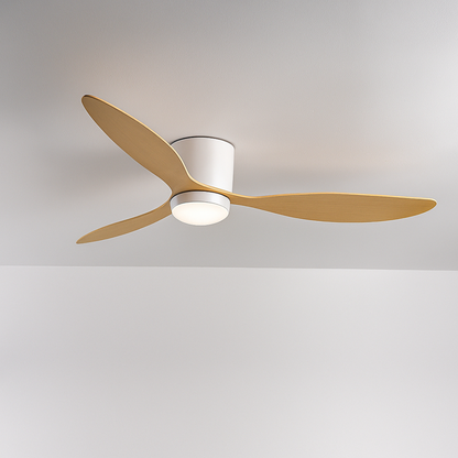 42-Inch Ceiling Fan with Dimmable LED Light & Remote | 3-Speed Reversible Motor for Year-Round Comfort