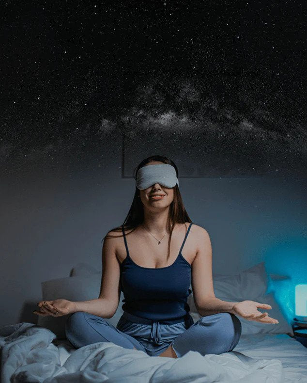 Cosmos Night Light Projector with Rotating Nebula & Stars LED for Bedroom Ceiling | Ambient Sleep Lamp for Kids & Adults