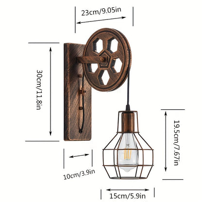 Rustic Glow™ - Vintage Wall Light Fixture
