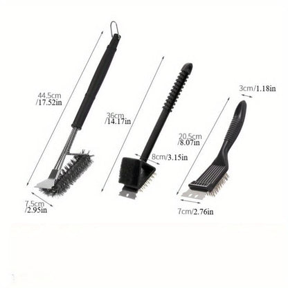 FIRECLEAN – Heavy-Duty Grill Brush Set Outdoor Cooking Tool