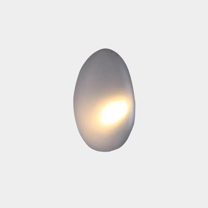 Organic Glass LED Sconce Light Fixture Wall or Ceiling Mount Modern Home Lighting Warm Neutral Cool White for Bedroom Living Room Hallway De