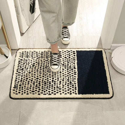 Non-Slip Bath Mat with Quick-Dry Absorbent Surface – Modern Minimalist Design for Bathroom Safety & Comfort