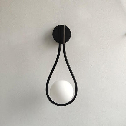 Metal Wall Sconce Minimalist Lamp Gold Black Silver Finish Hardwired Fixture Bedroom Hallway Living Room Dining Room Sconce