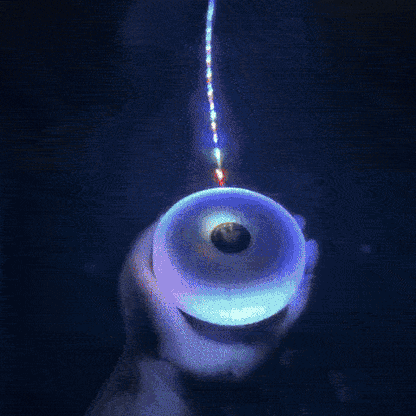 Linterna de camping Calyra - LED 4 en 1, recargable con luces de hadas RGB