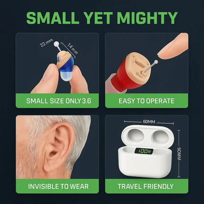 SONOVEX – Invisible Rechargeable Hearing Aids Clear Sound