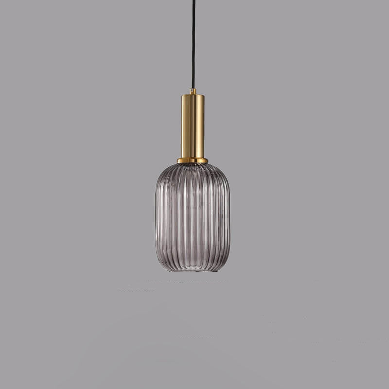 Glass Shade Hanging Light Fixture Adjustable 59-Inch Cord Kitchen Island Dining Room Ceiling Lamp E26 Socket Modern Drop Lighting for Counte