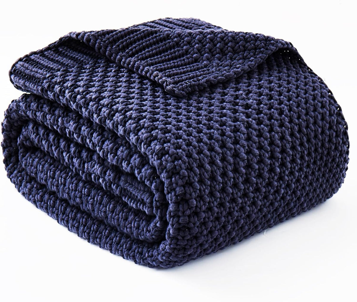 Comodidad Acogedora | Manta con peso de punto y microfibra refrescante | Suavidad para todas las estaciones para una relajación total