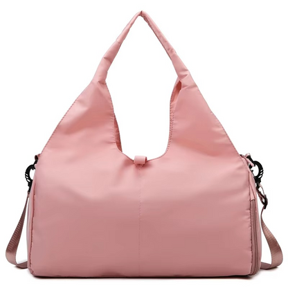 Sports Travel Duffel Bag with Waterproof Design and Shoe Storage