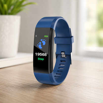 Vida Activa | Reloj inteligente de seguimiento físico con monitor de frecuencia cardíaca | Diseño ajustable para el seguimiento de la actividad diaria