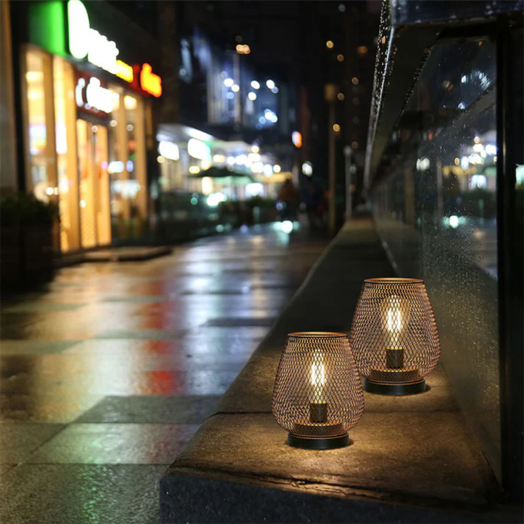 Portable Rechargeable LED Accent Lamp Metal Dimmable Cordless Battery Powered Indoor Outdoor Dining Patio Nightstand Ambient Mood Lighting
