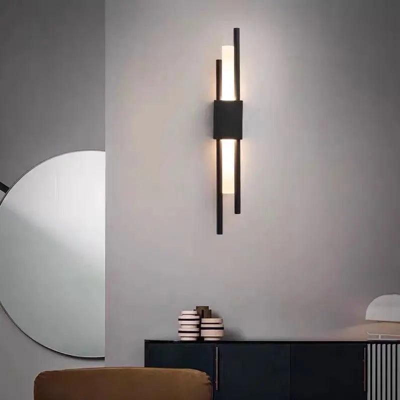 Adjustable Arm Sconce with Circular Shade in Black or Brass Finish for Bedroom Living Room Hallway Entryway Task Lighting