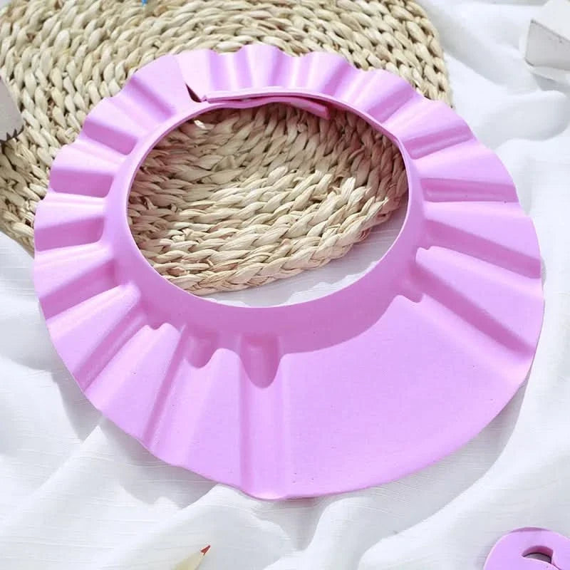 GORRO BATHSHIELD: gorro de baño ajustable e impermeable para bebés, para un lavado de cabello seguro y sin lágrimas