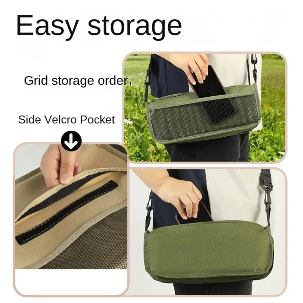 Adventure Ready | Portable Compact Camping Stool with Lightweight Frame | Foldable Design for Easy Transport