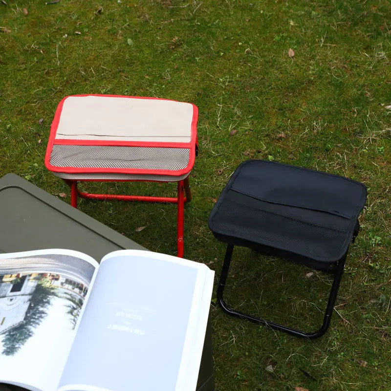 Adventure Ready | Portable Compact Camping Stool with Lightweight Frame | Foldable Design for Easy Transport