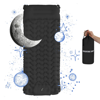 Adventure Ready | Ultralight Sleeping Mat with Integrated Pump | Compact Design for Effortless Setup