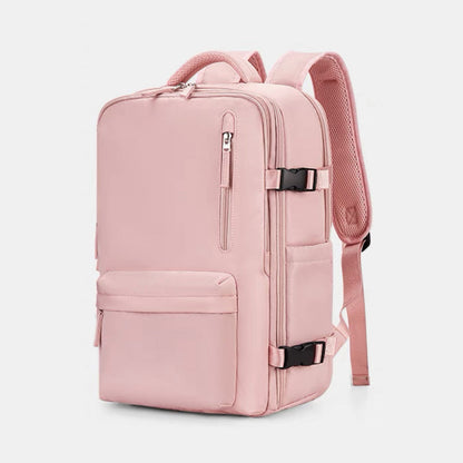 Lista para la aventura | Mochila de senderismo para mujer con puerto de carga USB | Diseño espacioso e impermeable para viajes y actividades al aire libre