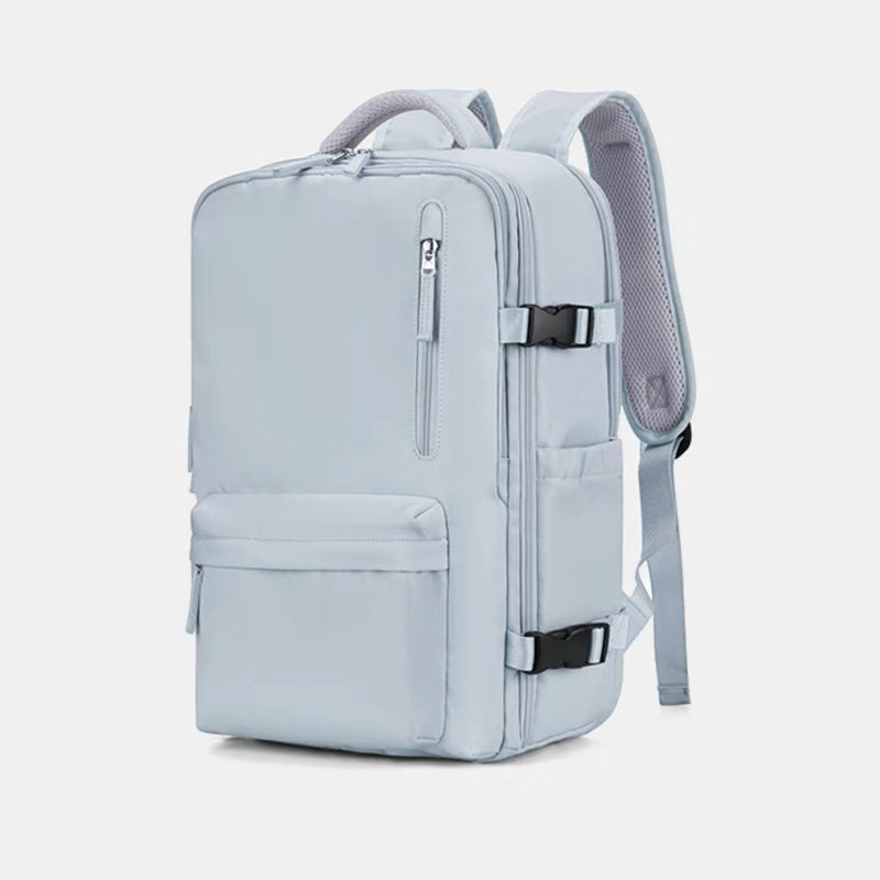 Lista para la aventura | Mochila de senderismo para mujer con puerto de carga USB | Diseño espacioso e impermeable para viajes y actividades al aire libre