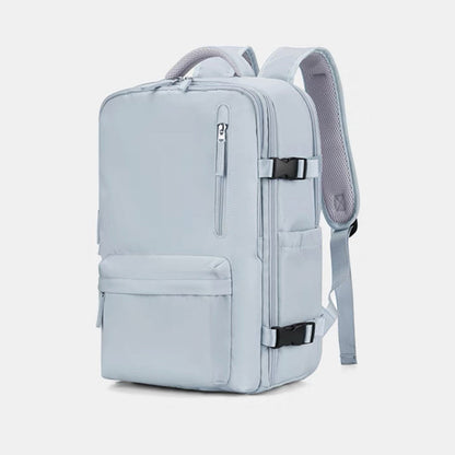 Lista para la aventura | Mochila de senderismo para mujer con puerto de carga USB | Diseño espacioso e impermeable para viajes y actividades al aire libre