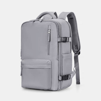 Lista para la aventura | Mochila de senderismo para mujer con puerto de carga USB | Diseño espacioso e impermeable para viajes y actividades al aire libre