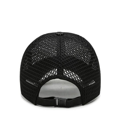 Baseball Cap for Summer, Adjustable Snapback Cap with Breathable Mesh, Vented Outdoor Cap, Summer Hat for Everyday Wear