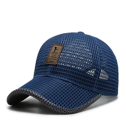 Baseball Cap for Summer, Adjustable Snapback Cap with Breathable Mesh, Vented Outdoor Cap, Summer Hat for Everyday Wear