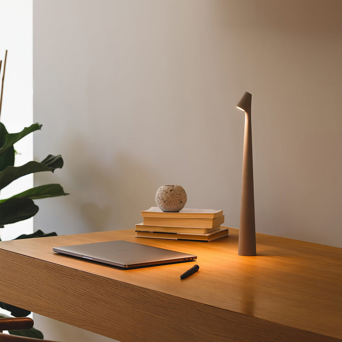 Cordless LED Desk Lamp Rechargeable Touch Control Metal Modern Portable Reading Light 18-Inch Accent Lighting for Home Office Bedroom Nights