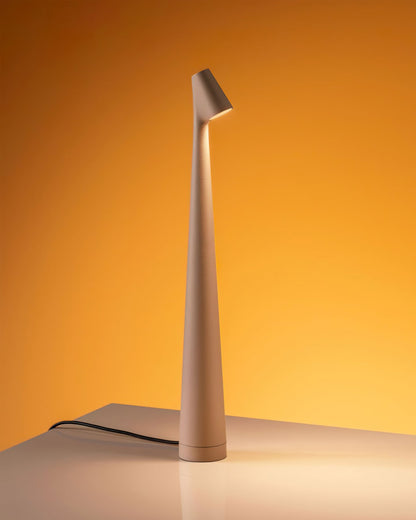 Cordless LED Desk Lamp Rechargeable Touch Control Metal Modern Portable Reading Light 18-Inch Accent Lighting for Home Office Bedroom Nights