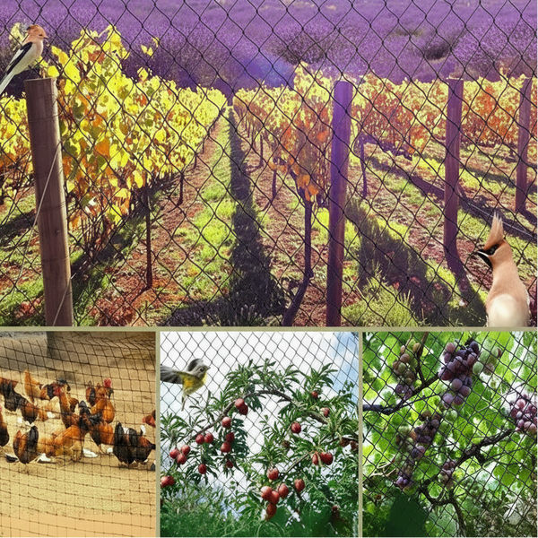 Ortekor AgriNet Pro | Red de jardín para aves y ciervos con resistencia a los rayos UV | Malla ligera para protección de cultivos