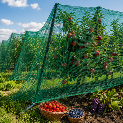 Ortekor AgriNet Pro | Red de jardín para aves y ciervos con resistencia a los rayos UV | Malla ligera para protección de cultivos