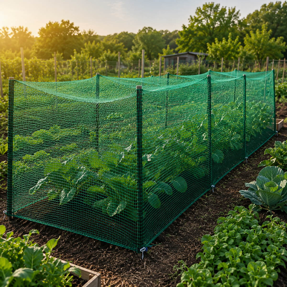 Ortekor AgriNet Pro | Red de jardín para aves y ciervos con resistencia a los rayos UV | Malla ligera para protección de cultivos