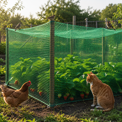 Ortekor AgriNet Pro | Red de jardín para aves y ciervos con resistencia a los rayos UV | Malla ligera para protección de cultivos