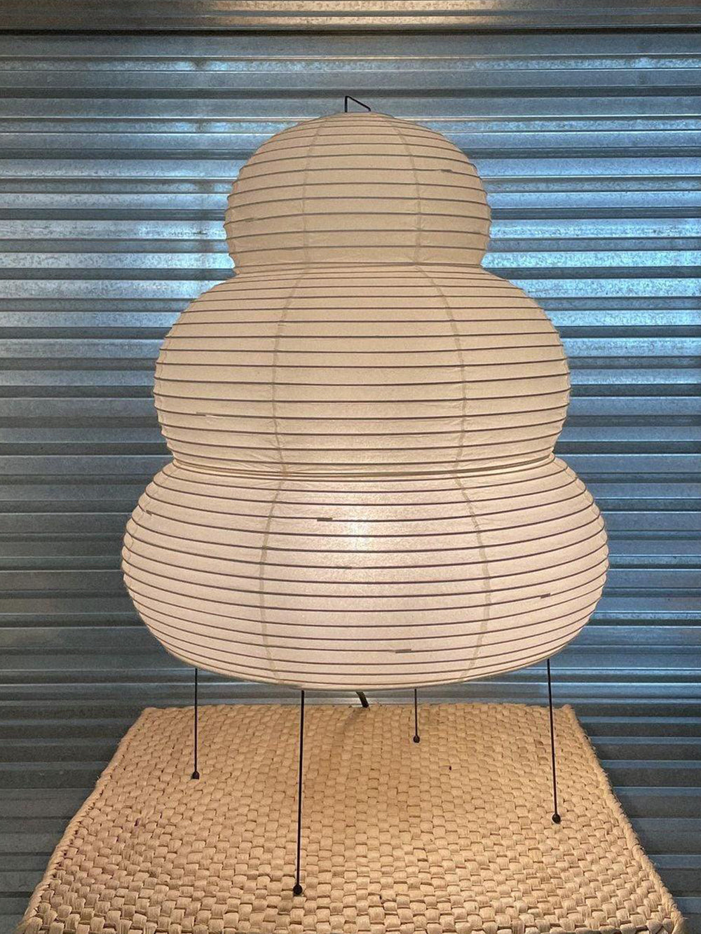 Handcrafted Paper Shade Desk Lamp 17 Inch White Soft Glow Accent Light E26 E27 Base for Bedroom Office Living Room Nightstand Reading Corner