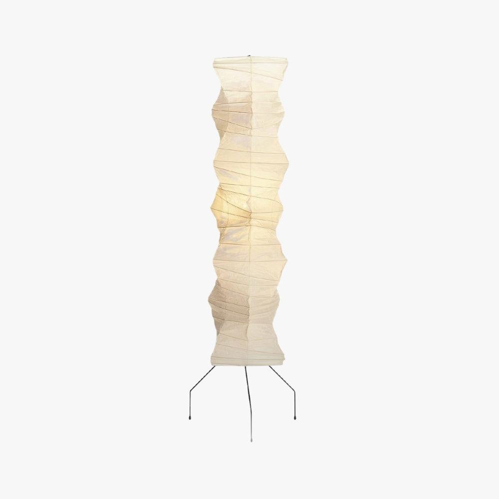Tall Paper Shade Standing Lamp 73 Inches White Diffused Glow Bedroom Living Room Corner Light E26 Socket