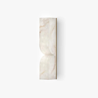 Alabaster LED Wall Light Fixture 14 inches Hardwired Gold Black Finish Adjustable Color Temperature for Bedroom Hallway Living Room Modern A