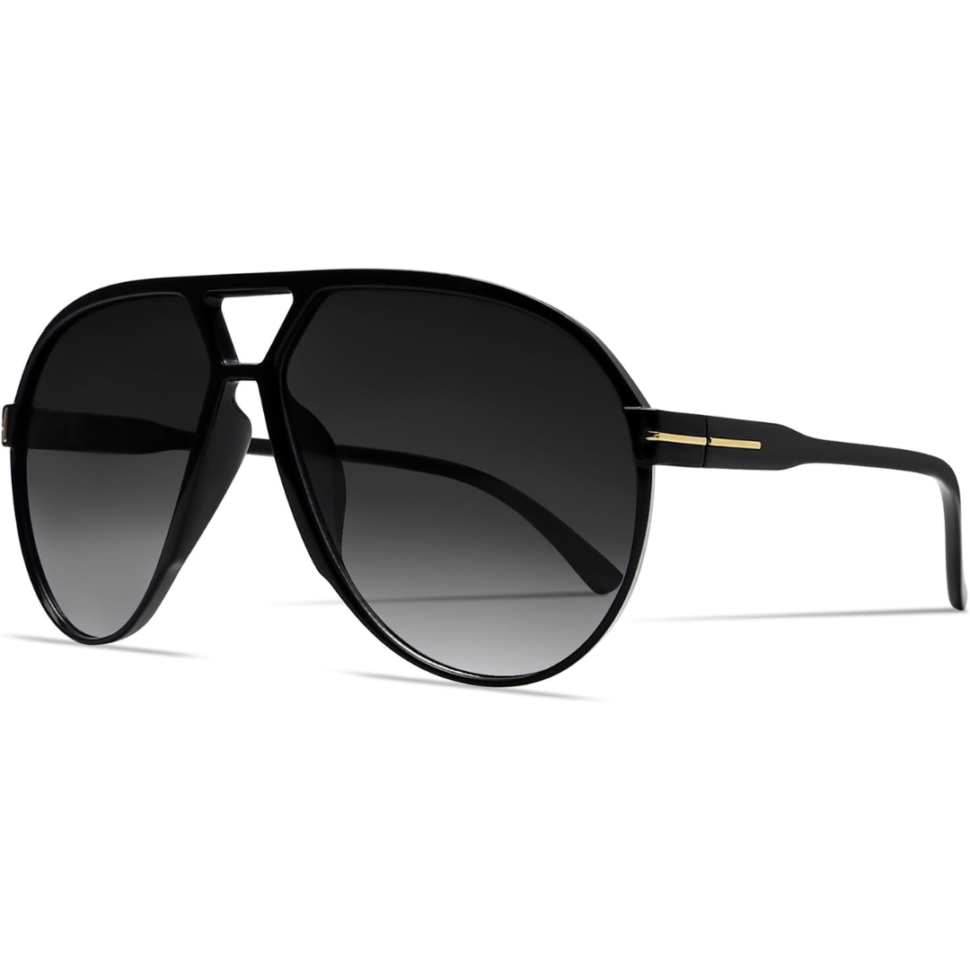Classic Square Aviator Sunglasses with UV400 Protection – Lightweight Fashion Shades for Men & Women – All-Day Comfort Eyewear