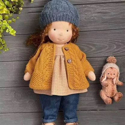 DREAMDOLL – Handmade Waldorf Doll Soft Cotton Kids Toy Set