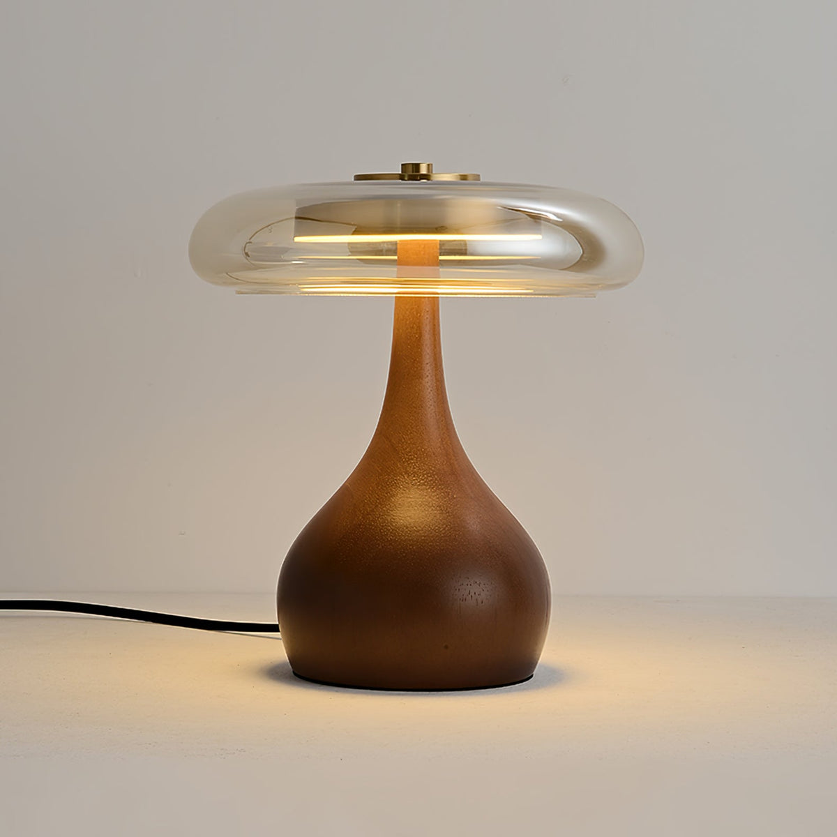 Desk Lamp with 3 Color Temperatures Glass and Brass LED Touch Light for Bedroom Office Nightstand Reading Warm Cool Neutral White 12W 10 Inc
