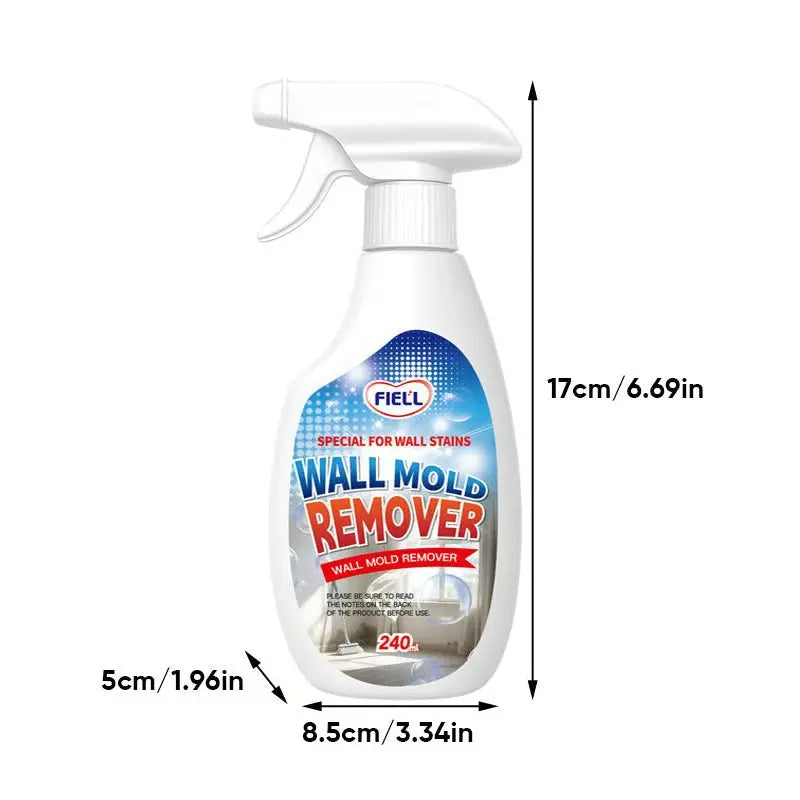 Mold Remover Spray for Walls, Tile Grout & Wood – Fast-Acting Odor Eliminator for Bathrooms, Basements & Kitchens