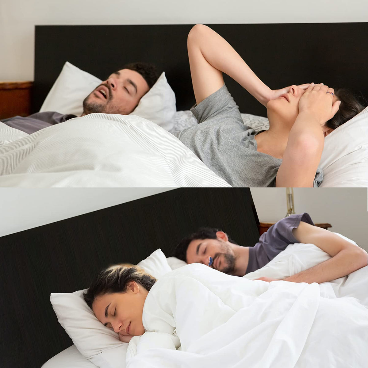Compact Nasal Sleep Aid Device with Rechargeable Battery and Quiet Micro-Fan Technology for Better Rest