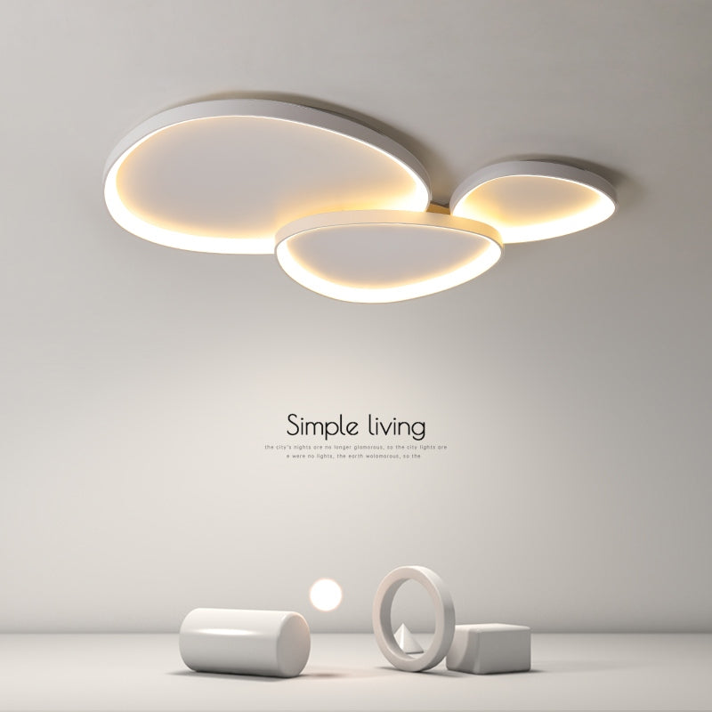 Lámpara de techo LED de montaje empotrado con control remoto de intensidad y temperatura de color para dormitorio, pasillo y sala de estar – Eficiencia energética
