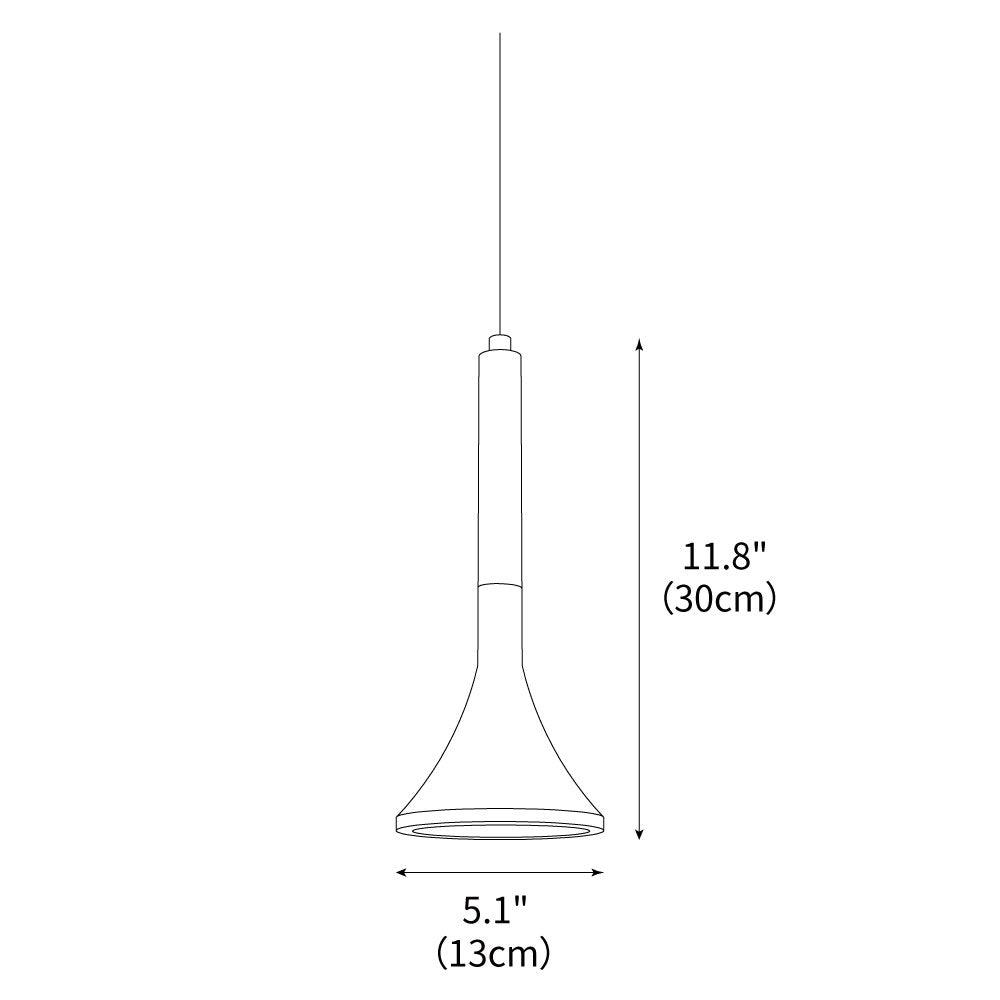 Lámpara colgante de piedra natural | Lámpara de techo compacta de 5 pulgadas para mostradores, mesas de noche y rincones de comedor | Cable ajustable | Luz ambiental cálida