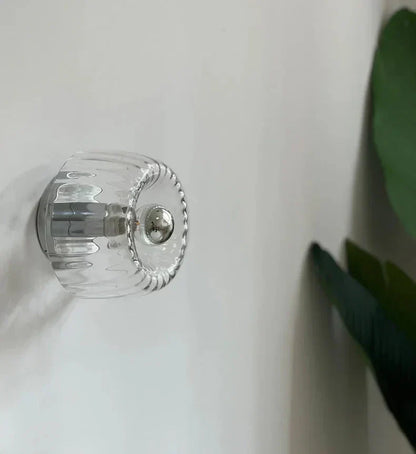 Compact Wall Sconce with Frosted Glass Shade 6.3 Inches Black Metal Modern Bedroom Hallway Lighting Fixture E14 LED Compatible Minimalist Am