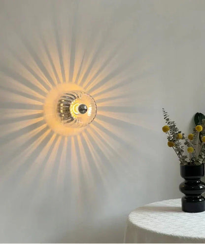 Compact Wall Sconce with Frosted Glass Shade 6.3 Inches Black Metal Modern Bedroom Hallway Lighting Fixture E14 LED Compatible Minimalist Am