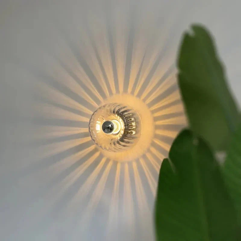 Frosted Glass Wall Sconce with Metal Base for Living Room, Bedroom, Hallway – Modern Minimalist E14 Light Fixture – 6.3 in Globe
