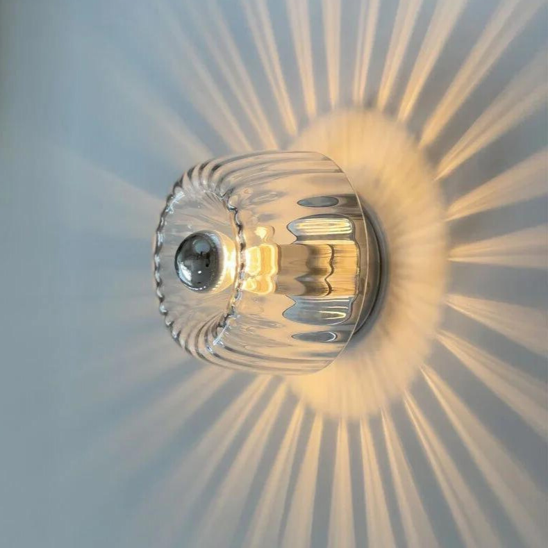 Compact Wall Sconce with Frosted Glass Shade 6.3 Inches Black Metal Modern Bedroom Hallway Lighting Fixture E14 LED Compatible Minimalist Am