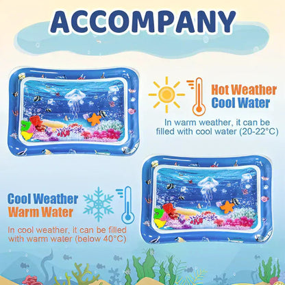 Ortekor AquaPaws | Interactive Cat Toy Water Play Mat with Spray System | Engaging Fun for Hot Days