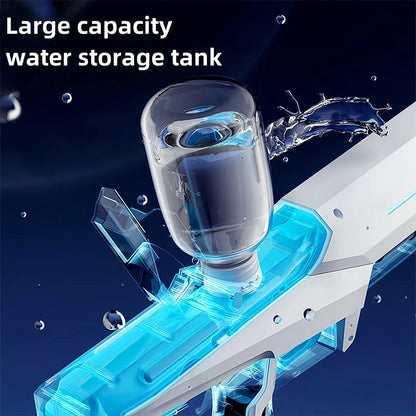 Electric Water Gun for Kids and Adults, Automatic Water Gun with Long Range, Rechargeable Squirt Gun for Summer Pool Fun